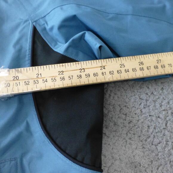 Footjoy FJ Jacket Mens Large Dryjoys 1/4 Zip Windbreaker Golf Blue Short Sleeve - Picture 6 of 10